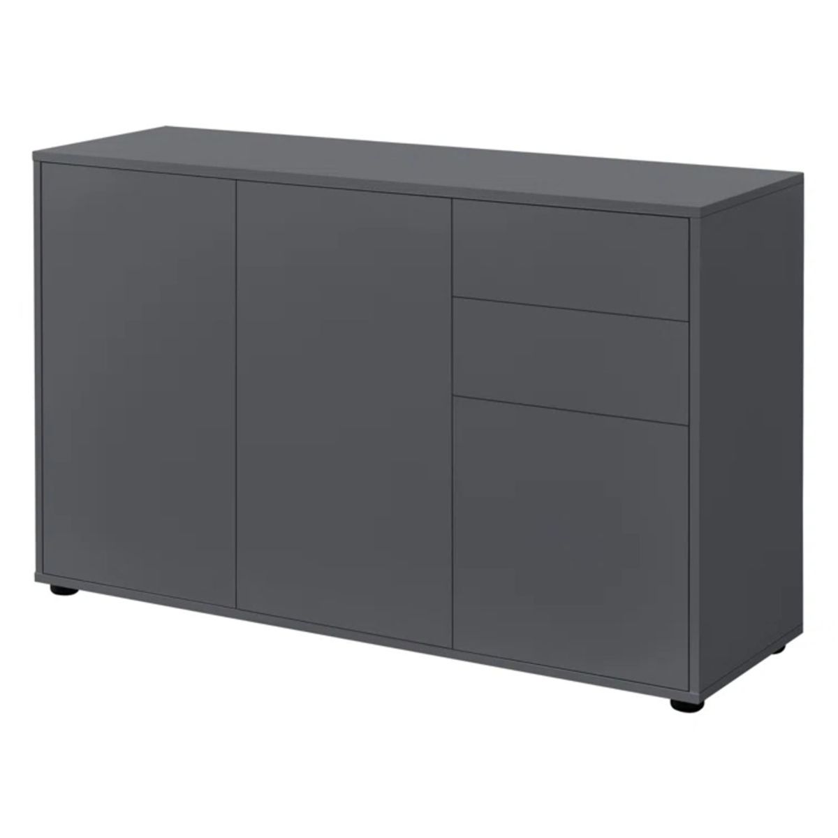 GENERICO - Aparador Moderno Tokisaki Negro R&R MUEBLES