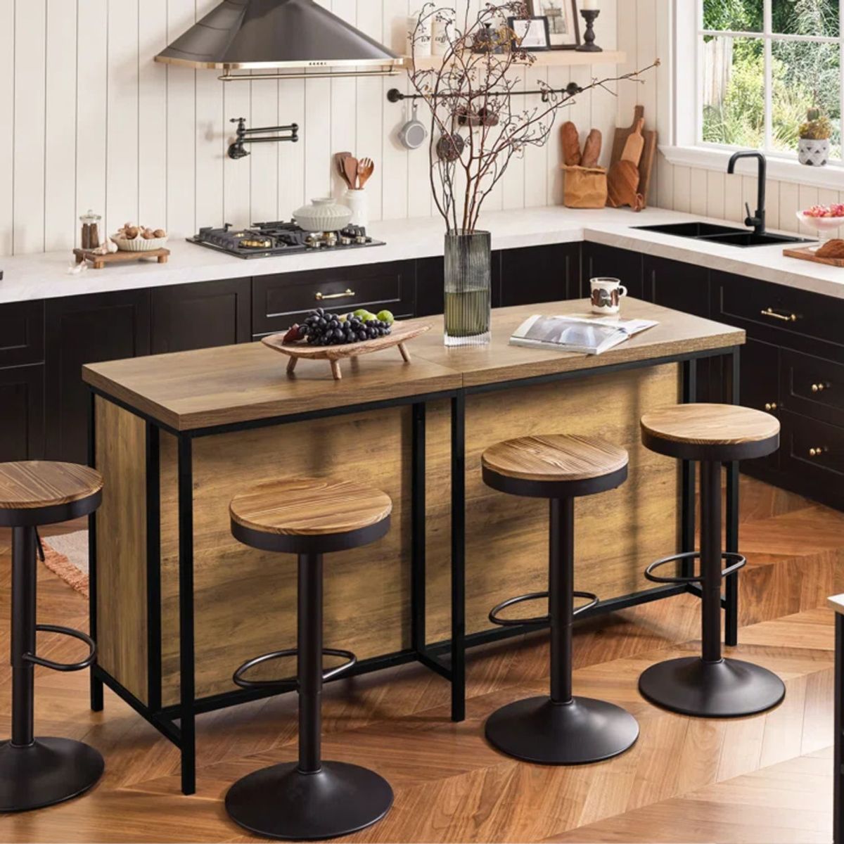 GENERICO - Isla de Cocina Moderna Risner Marron R&R MUBLES