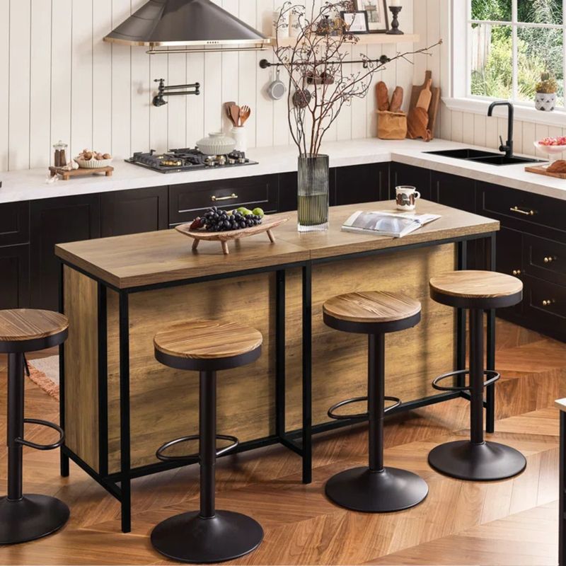 GENERICO - Isla de Cocina Moderna Risner Marron R&R MUBLES