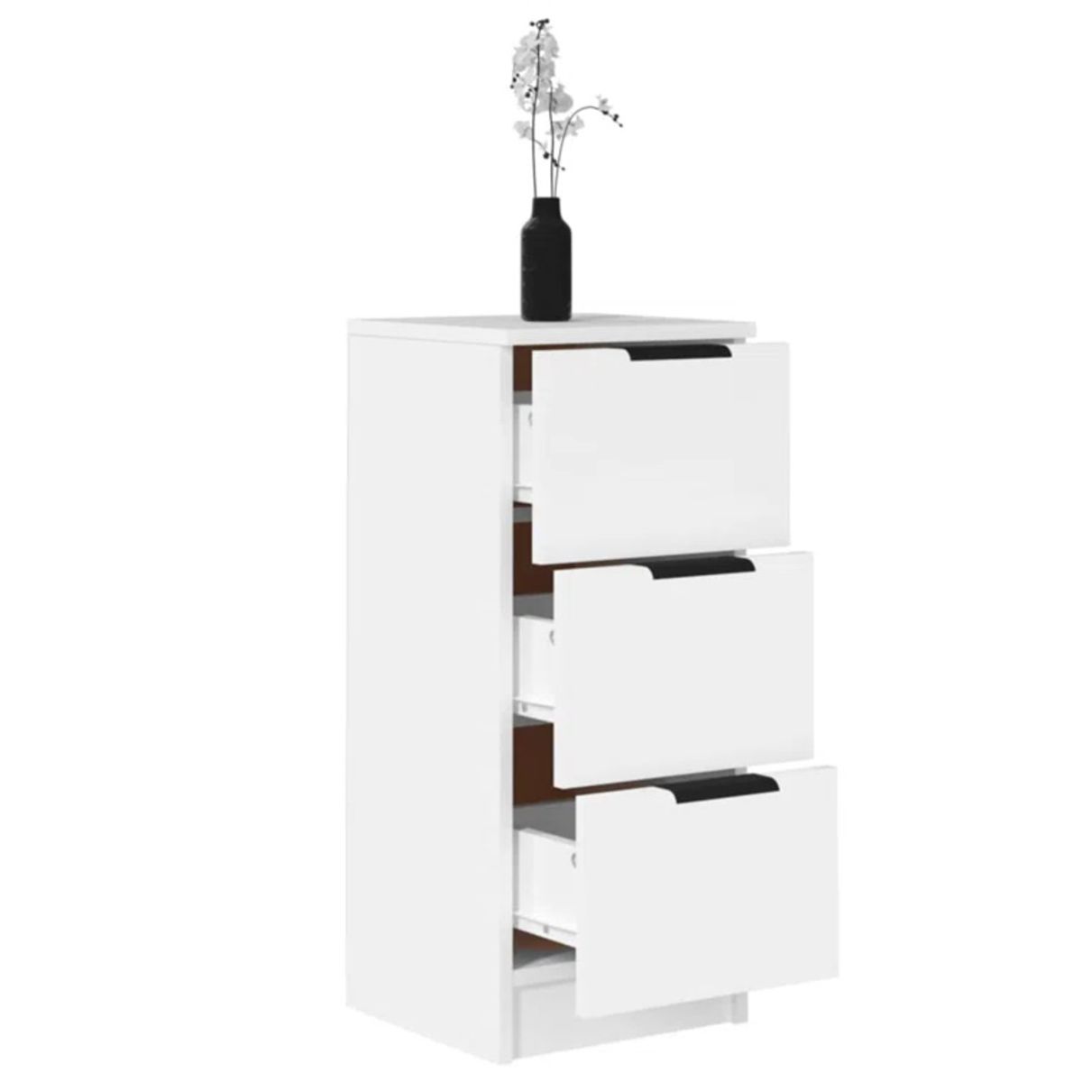 GENERICO - Comoda Moderna Kunashiri Blanco R&R MUEBLES