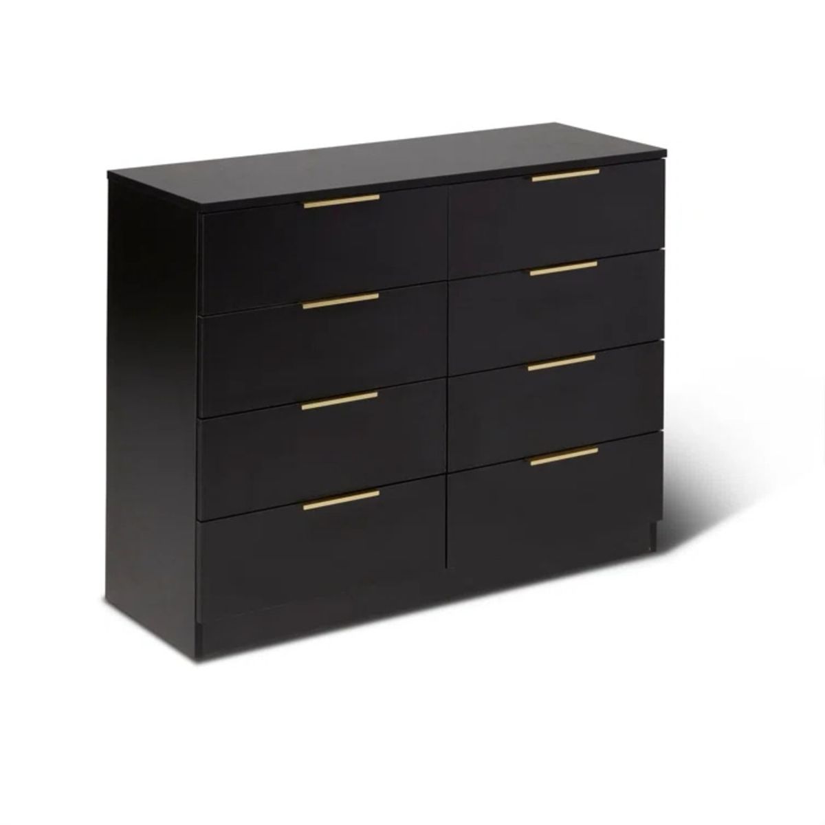 GENERICO - Comoda Moderna Fujishiro Negro R&R MUEBLES