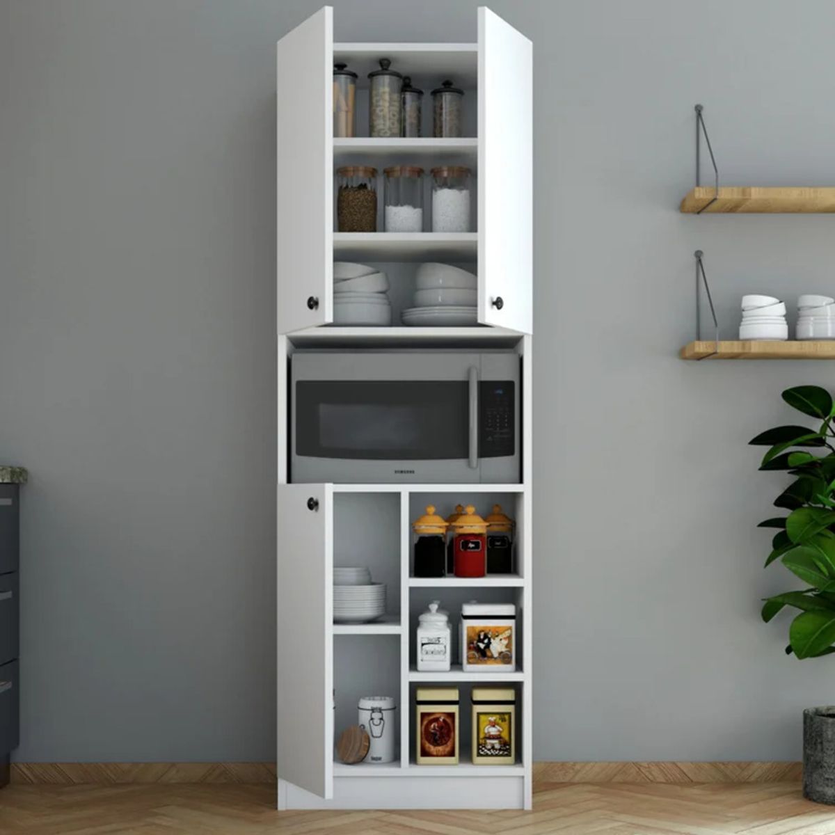 GENERICO - Mueble de Cocina Moderno Ino Blanco R&R MUEBLES