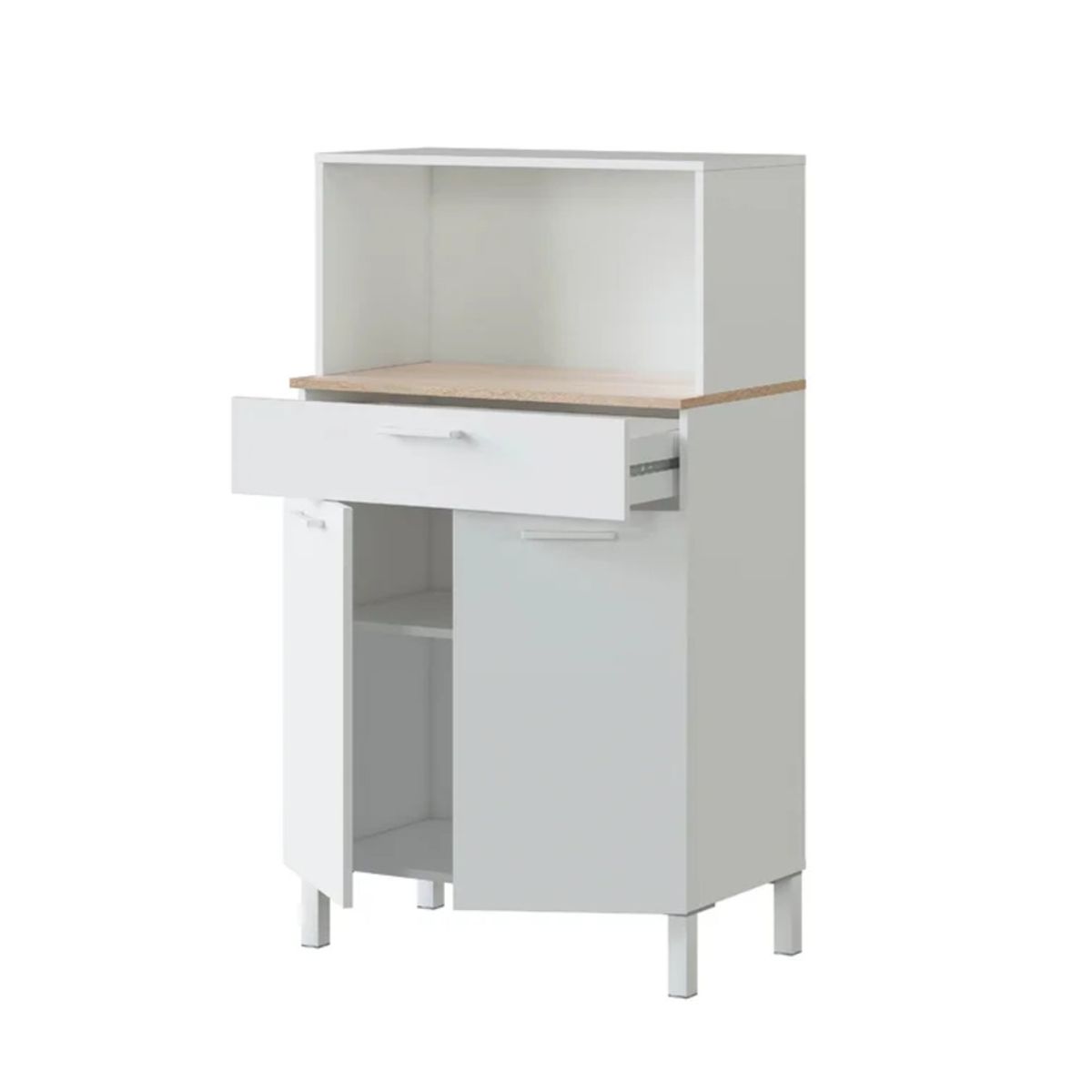 GENERICO - Mueble de Cocina Moderno Sakuno Blanco R&R MUEBLES