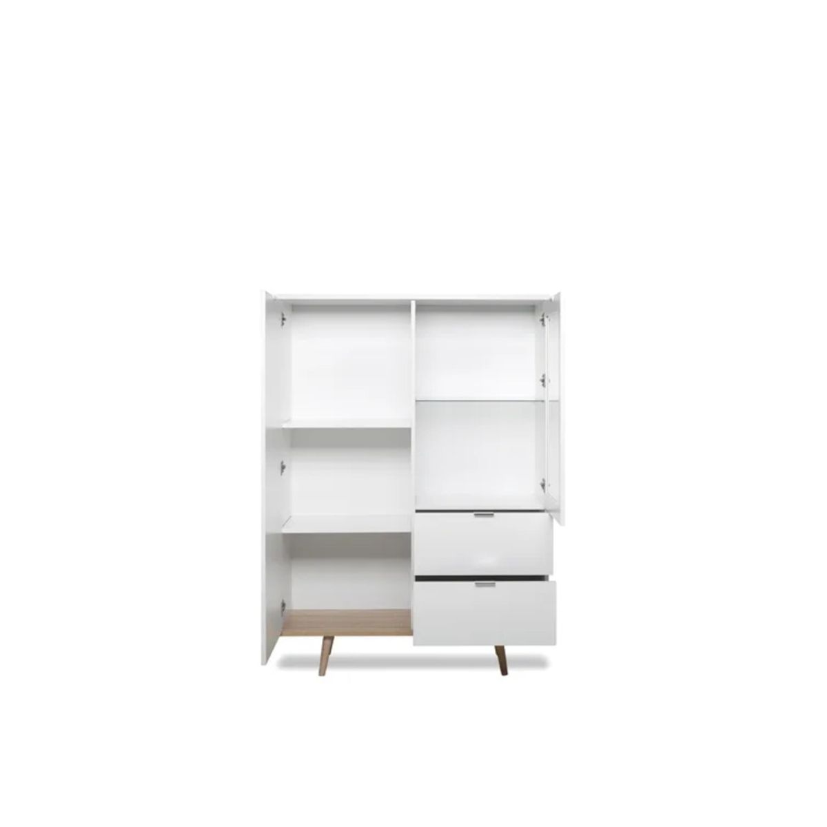 R&R MUEBLES - Aparador Moderno Jabu Blanco R&R MUEBLES