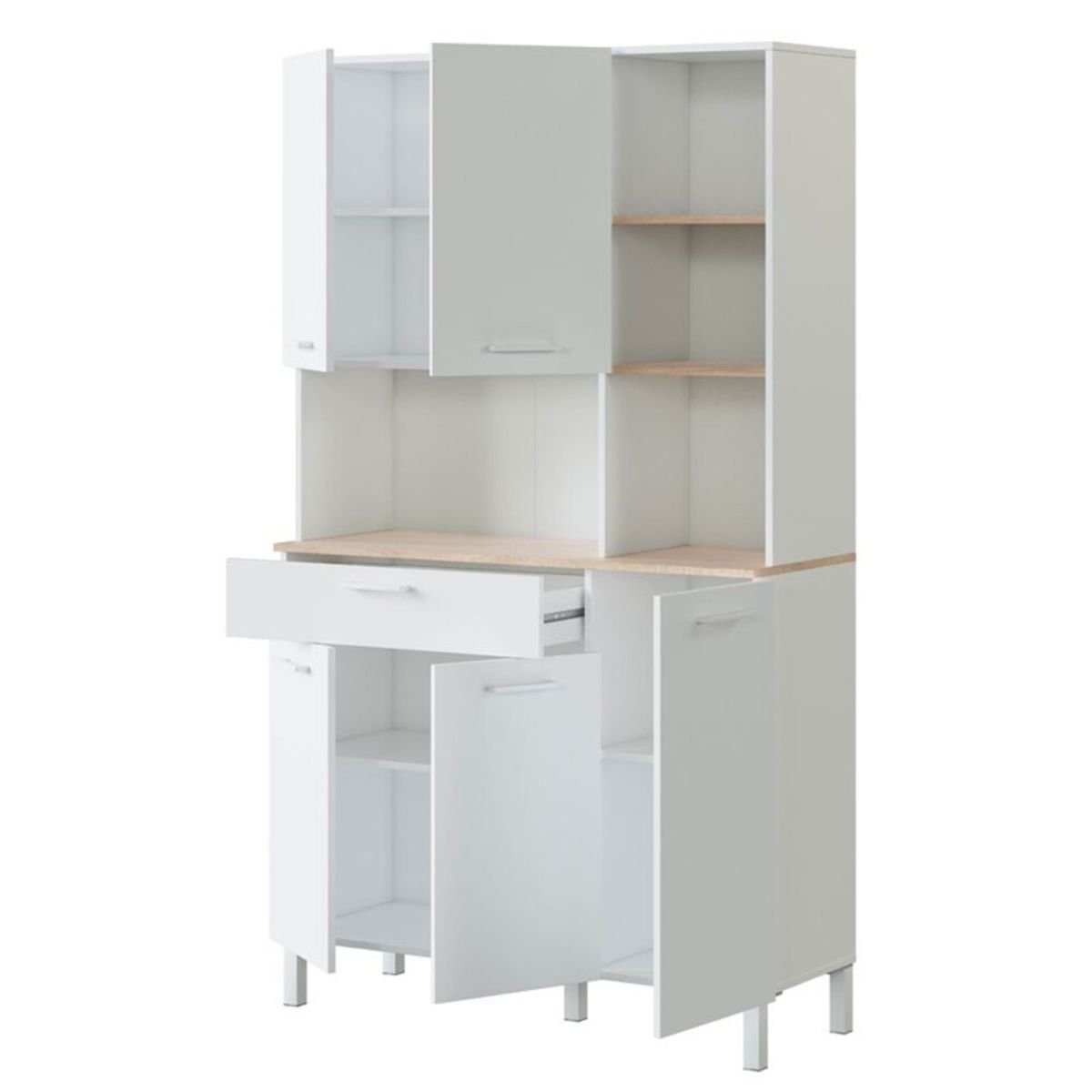 R&R MUEBLES - Mueble Auxiliar de Cocina para Microondas Sou R&R MUEBLES