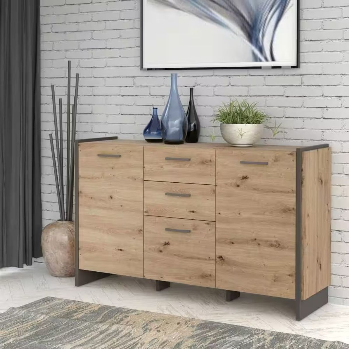 GENERICO - Aparador Moderno Industrial Stefan R&R MUEBLES