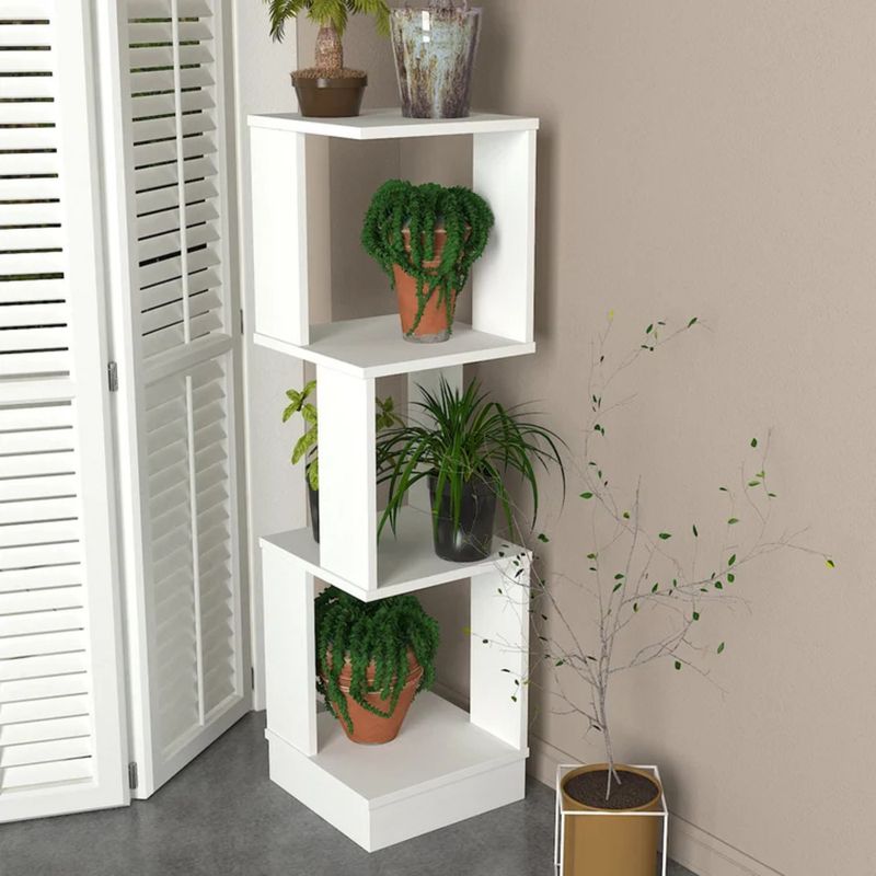 GENERICO - Estante Moderno Clarisse  Blanco R&R MUEBLES