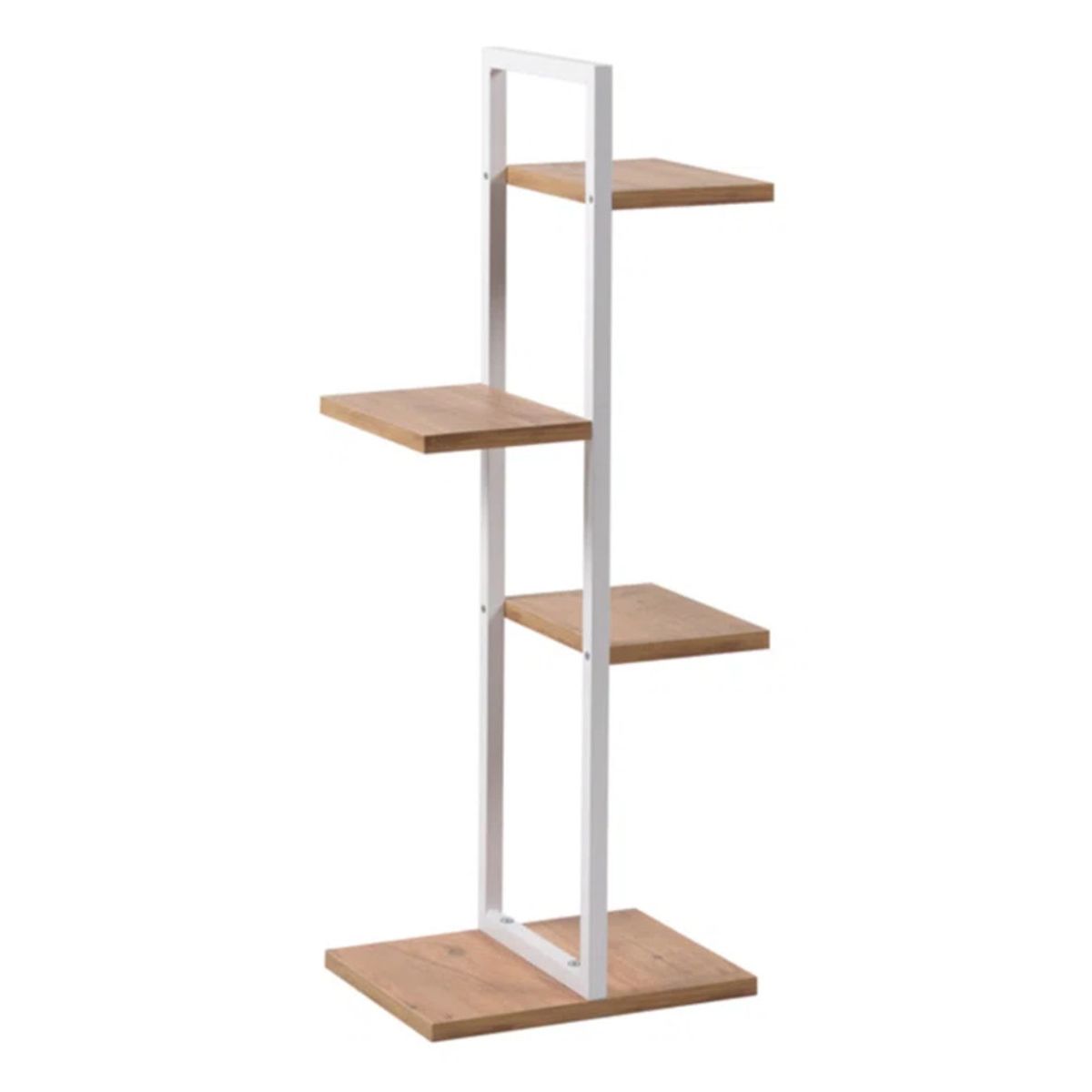 GENERICO - Estante Moderno Carol Marron con Blanco R&R MUEBLES