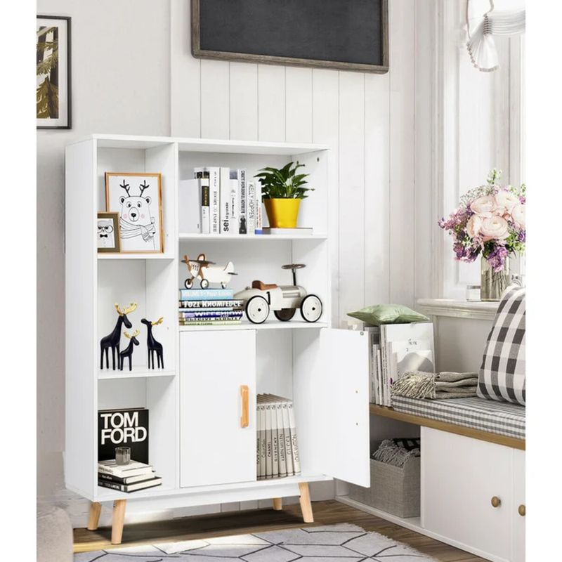 GENERICO - Estante Moderno Ayane Blanco R&R MUEBLES