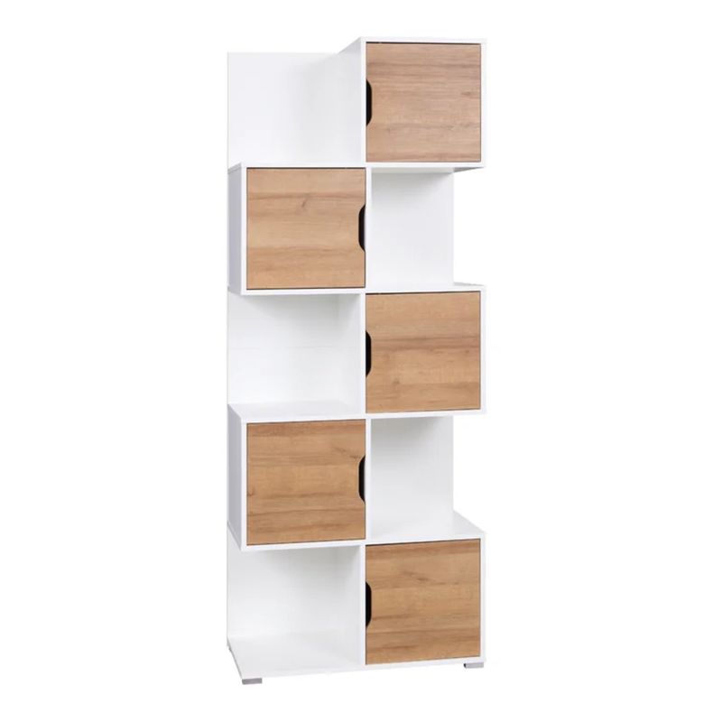 GENERICO - Estante Moderno Sachi Color Blanco RR MUEBLES