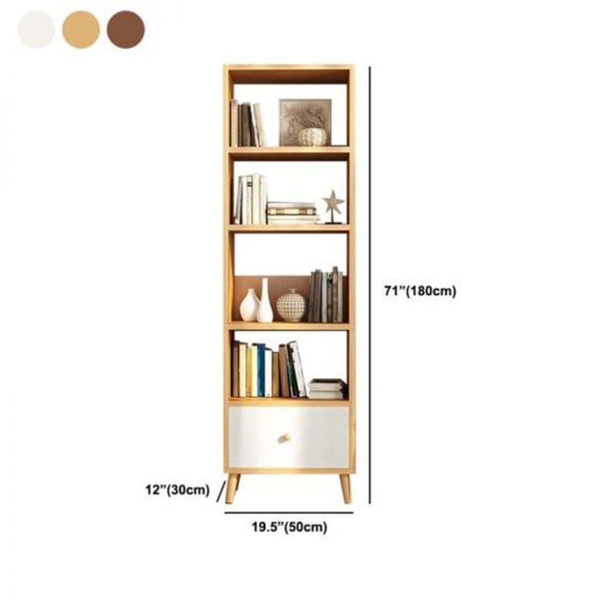 GENERICO - Estante Moderno Bloom Duna RR MUEBLES