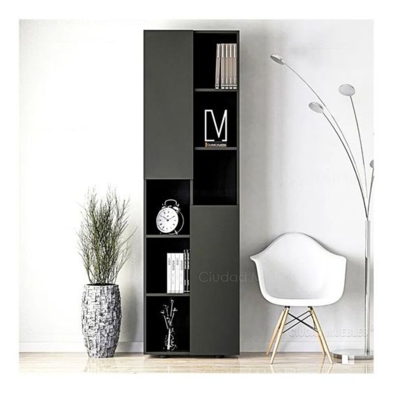 GENERICO - Estante Moderno Daniel Negro R&R MUEBLES