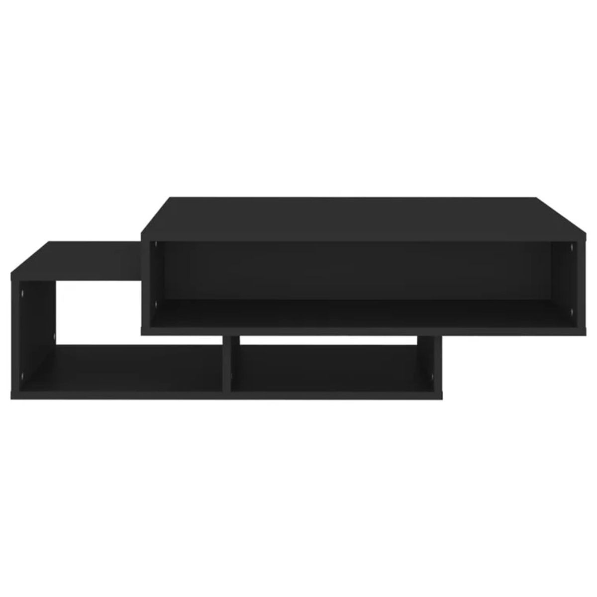 GENERICO - Mesa de Centro Moderno Vaggie Negro R&R MUEBLES