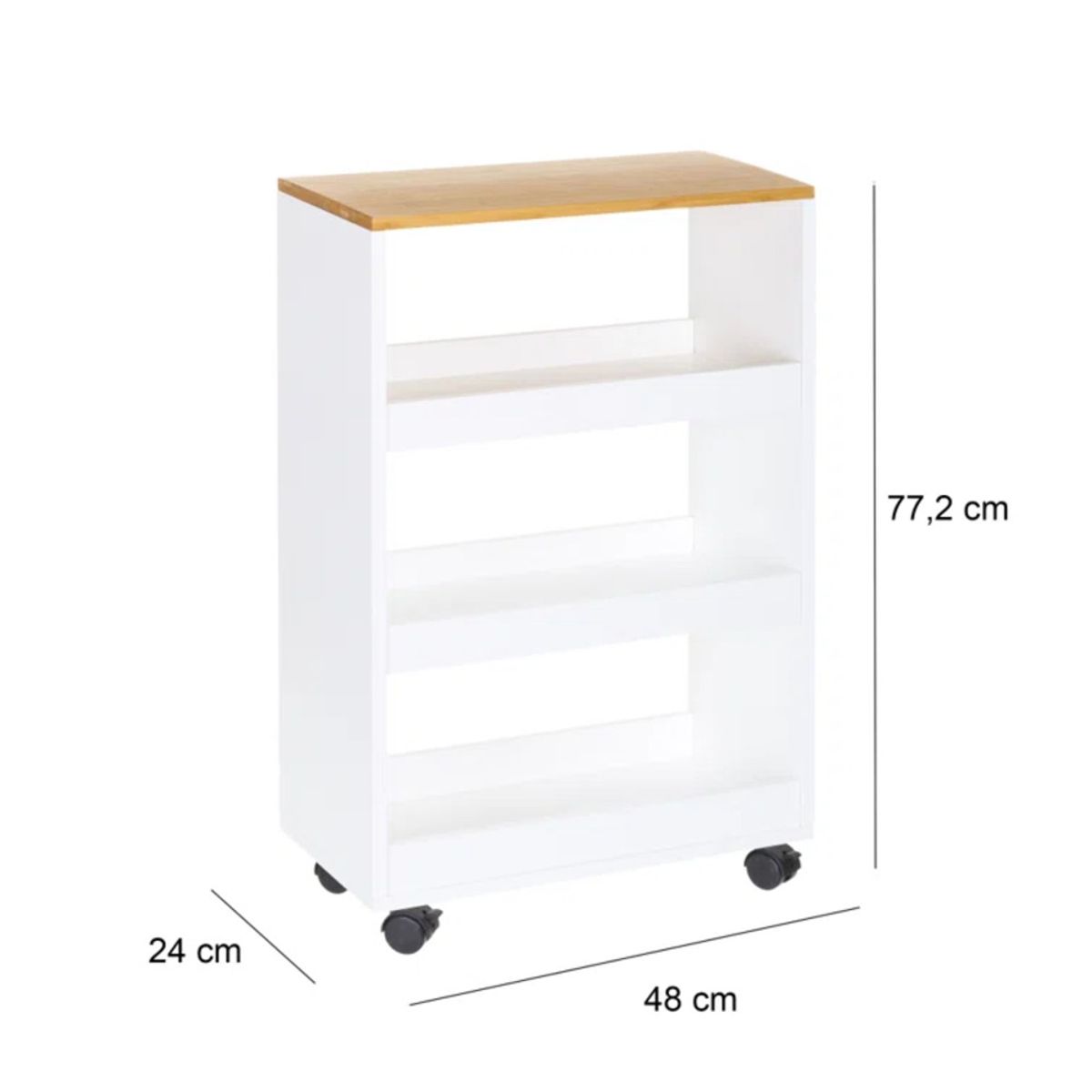 GENERICO - Mueble de Cocina Moderna Corsa Blanco RR MUEBLES