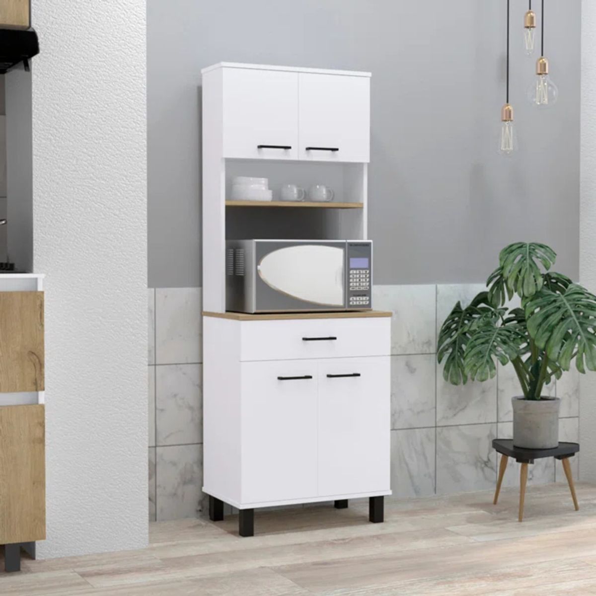 GENERICO - Mueble de Cocina Moderno Haku Blanco R&R MUEBLES