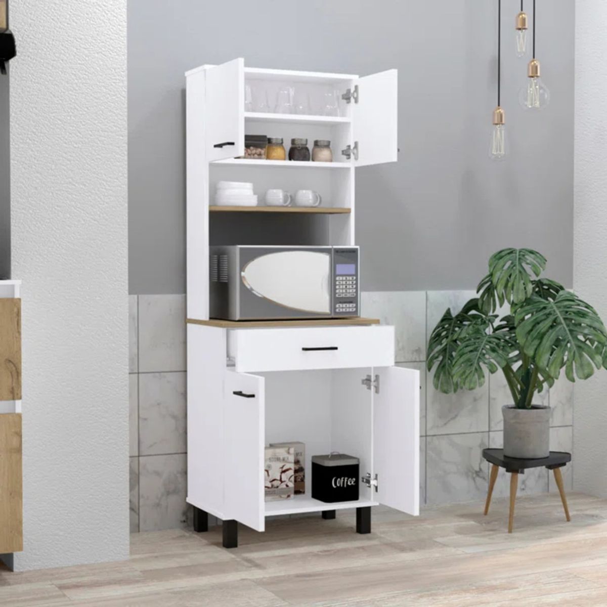 GENERICO - Mueble de Cocina Moderno Haku Blanco R&R MUEBLES