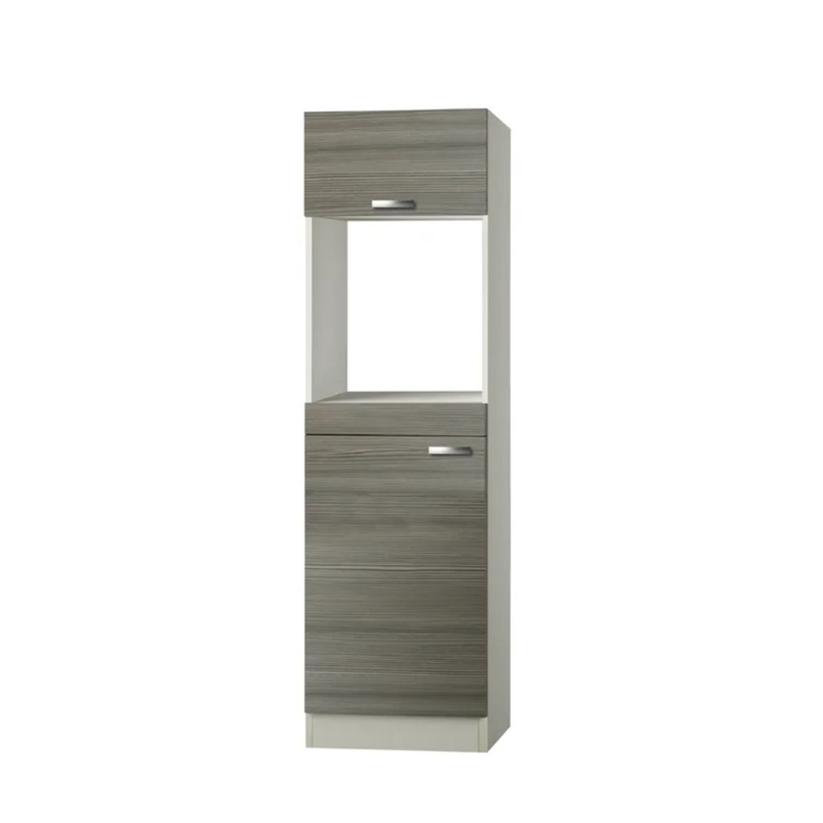 GENERICO - Mueble de Cocina Moderno Kiba Blanco y Gris R&R MUEBLES