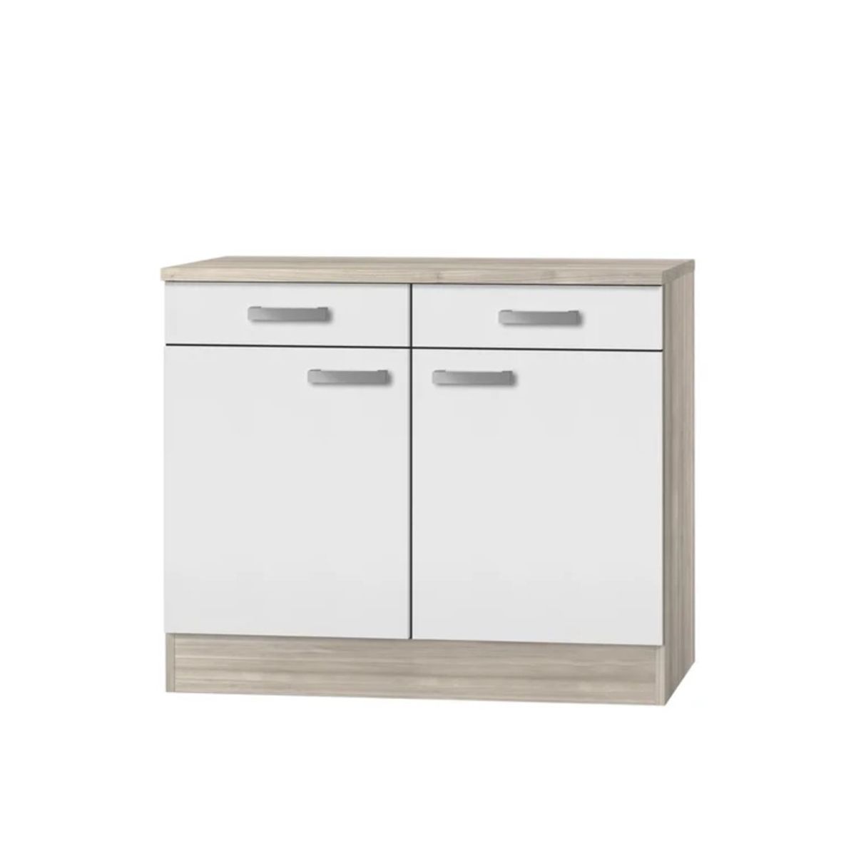 GENERICO - Mueble de Cocina Moderno Onoku Marrón y Blanco R&R MUEBLES