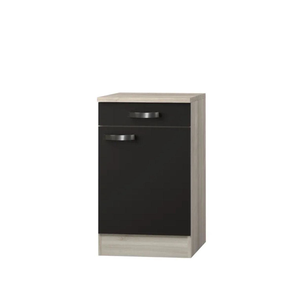 GENERICO - Mueble de Cocina Moderno Tenten Marrón y Negro R&R MUEBLES