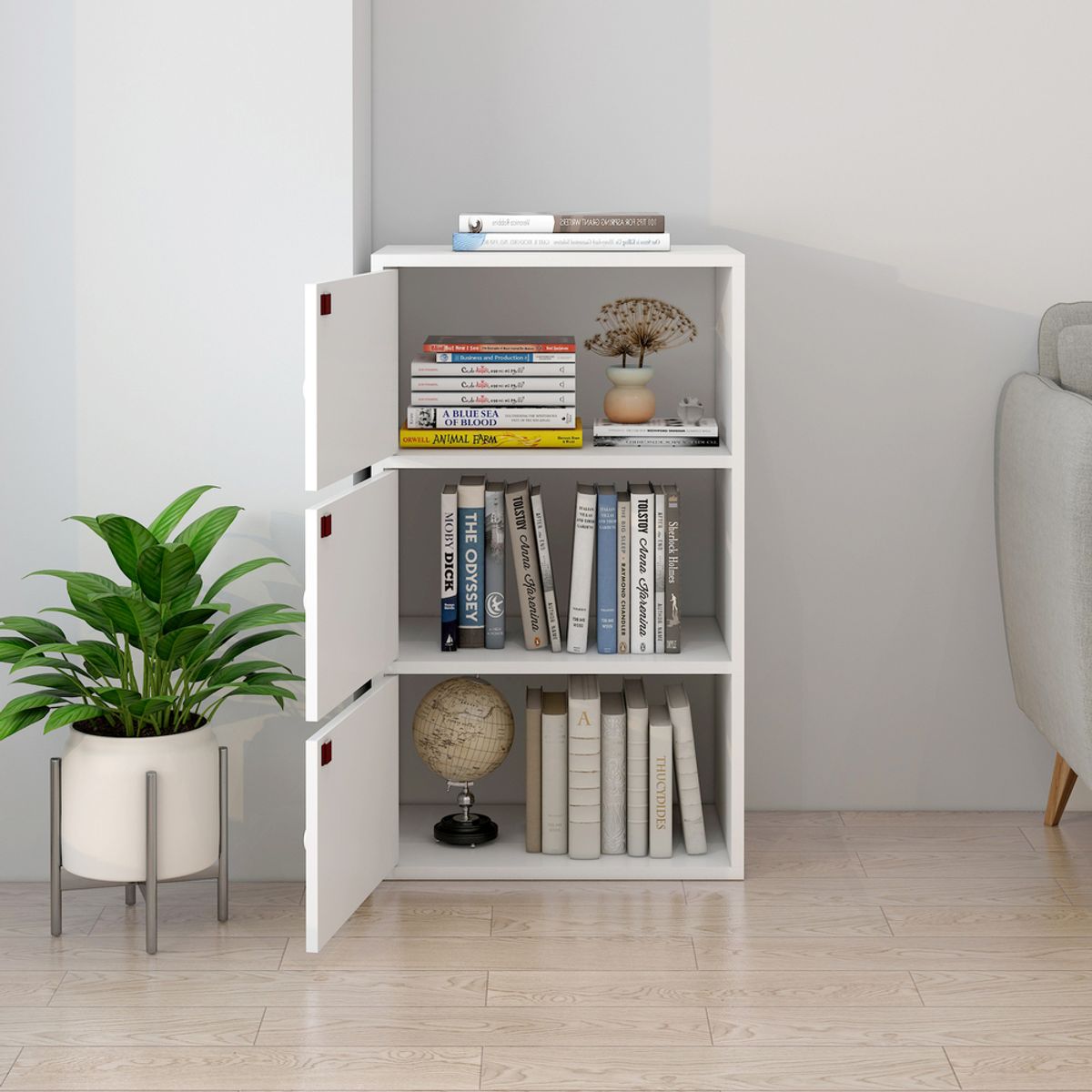 GENERICO - Comoda Moderna Tingle Blanco RR MUEBLES