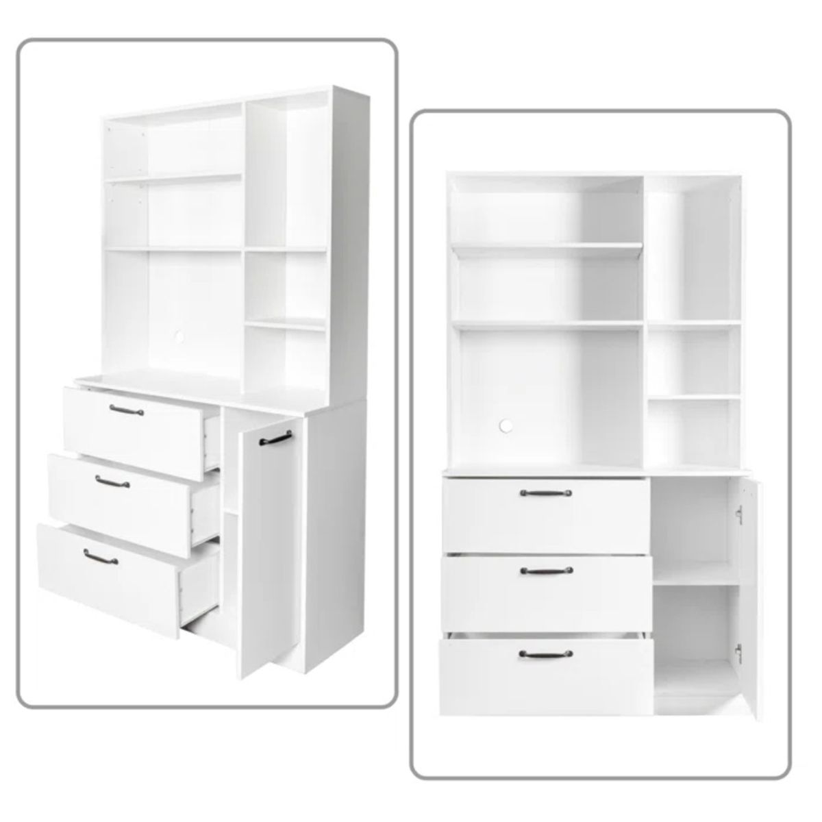 GENERICO - Comoda Estante Hiroshi Blanco RR MUEBLES