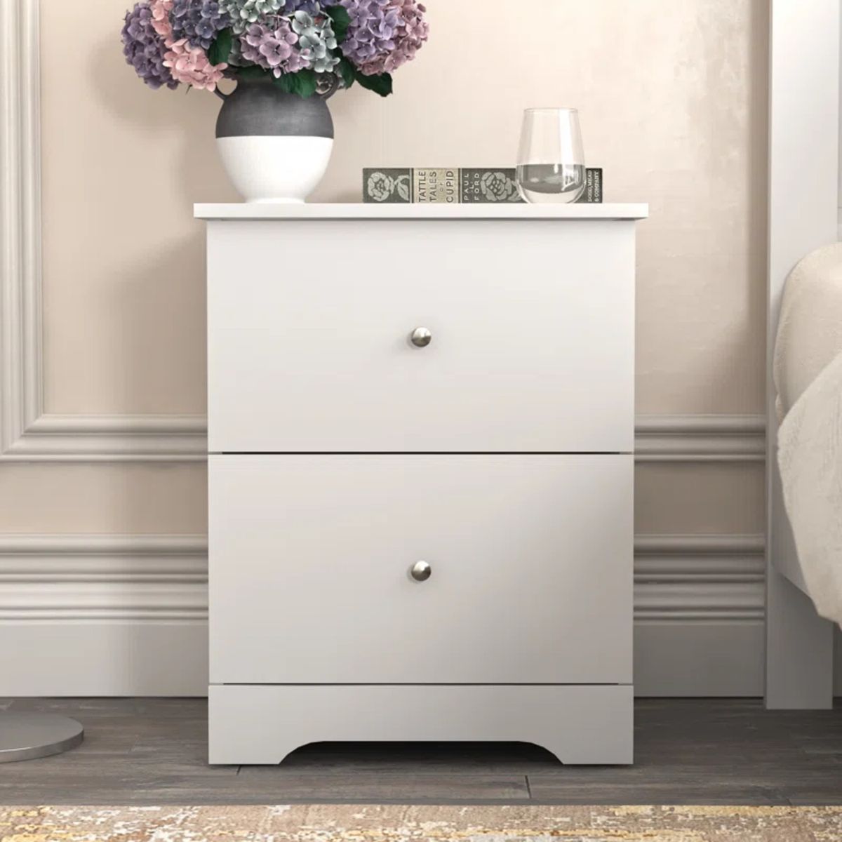 GENERICO - Velador Mesa de Noche Didi Blanco R&R MUEBLES