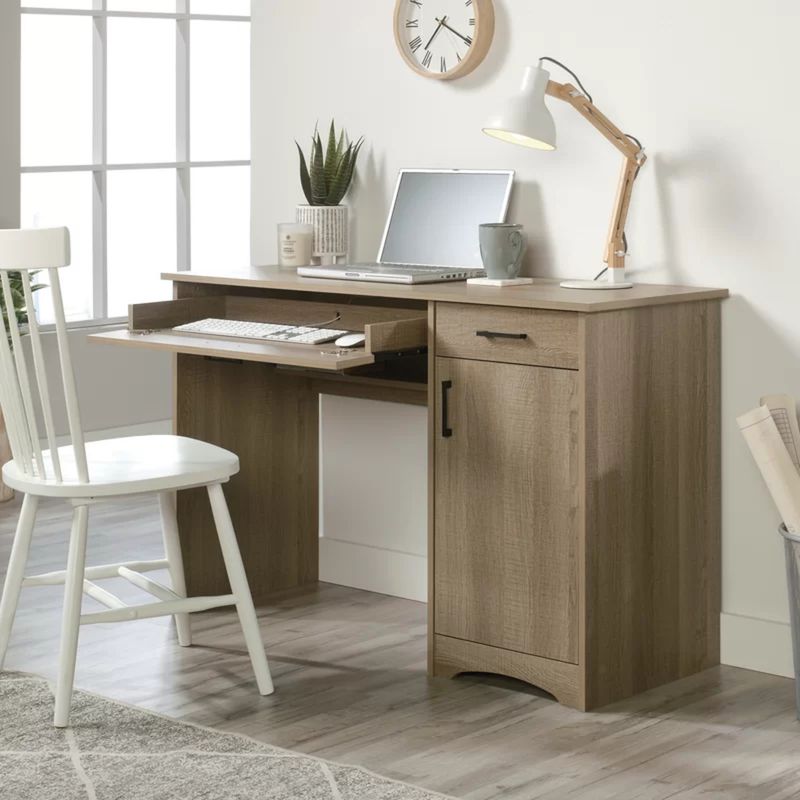 GENERICO - Escritorio con Cajón para Teclado Rayo Marrón Claro R&R MUEBLES