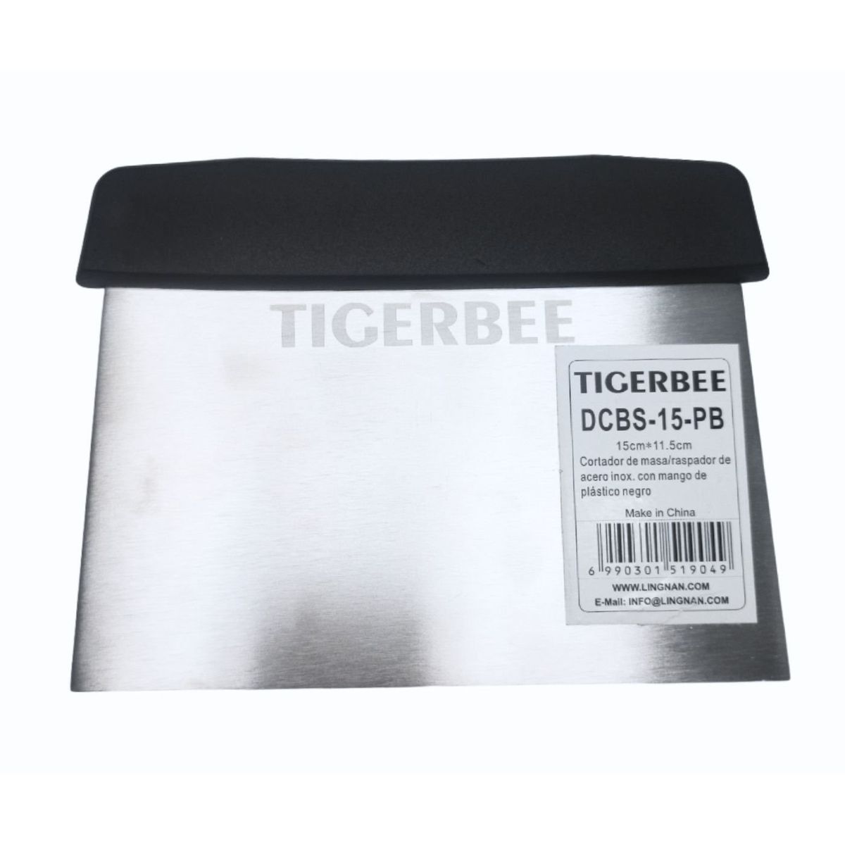 TIGERBEE - CORTADOR DE MASA DE ACERO INOXIDABLE DE 15CM