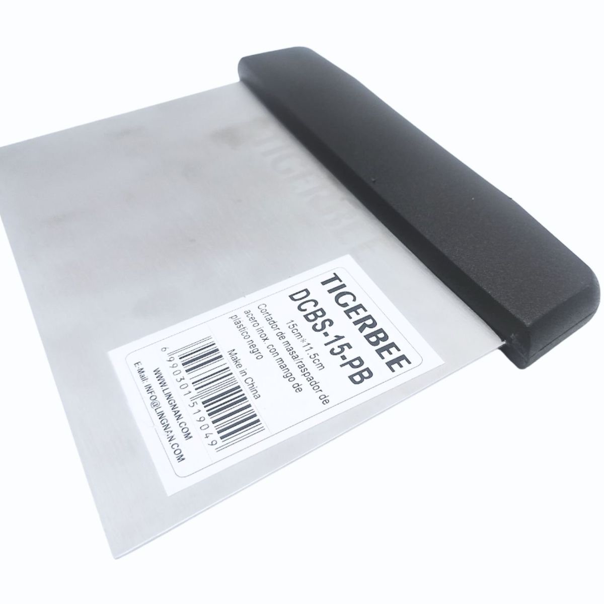 TIGERBEE - CORTADOR DE MASA DE ACERO INOXIDABLE DE 15CM