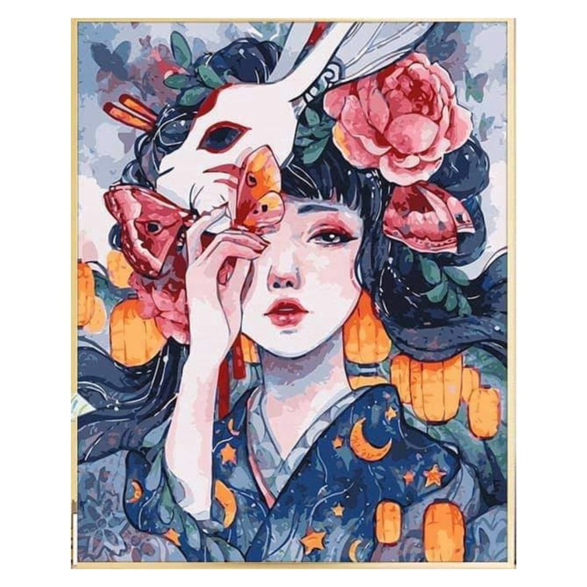 IMPORTADO MC - Kit Pintura Digital al Oleo 50x65cm Paint By Number Geisha