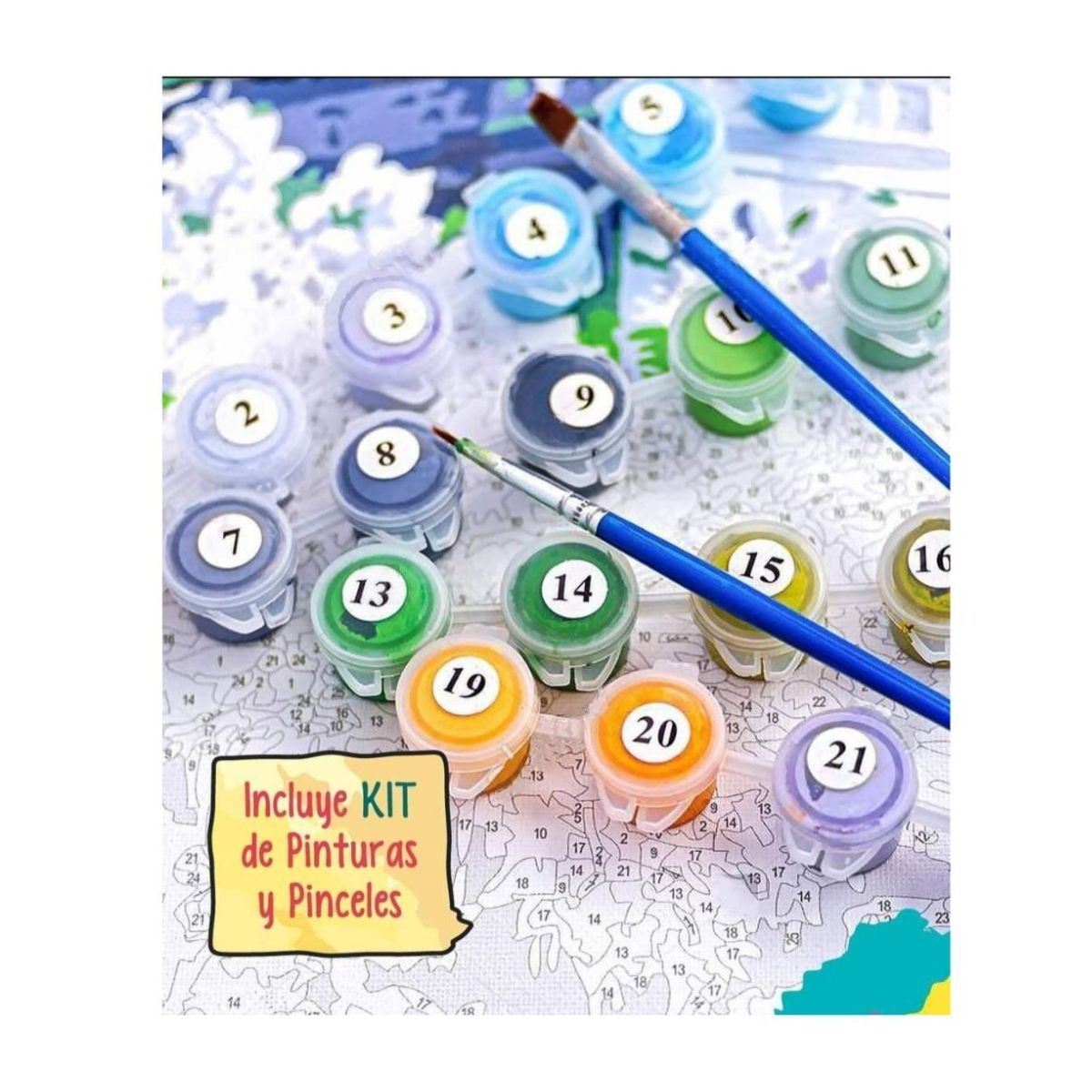 IMPORTADO MC - Kit Pintura Digital al Oleo 50x65cm Paint By Number Geisha