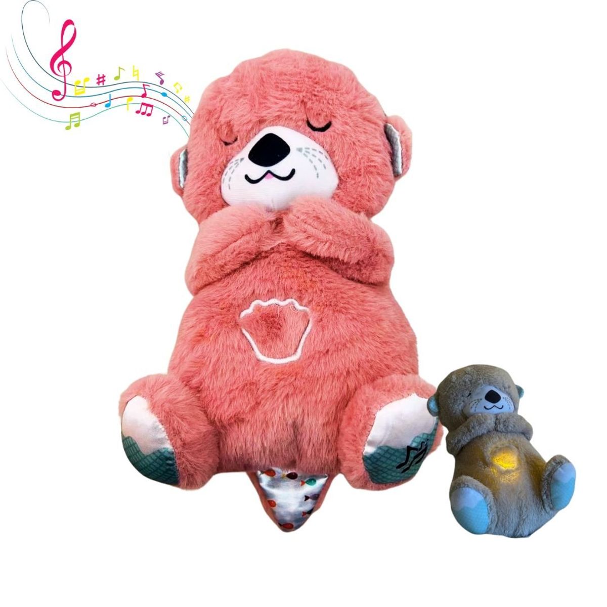 GENERICO - Peluche Sensorial Nutria Viral Que Respira Para Bebé