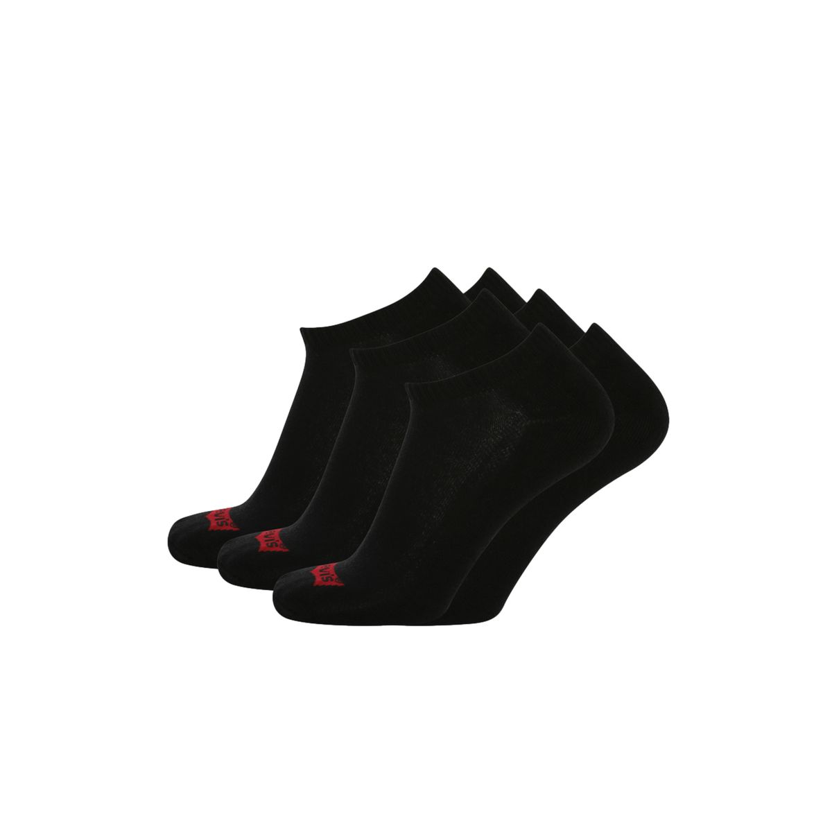 LEVIS - Medias Hombre Low Cut Negro Levis