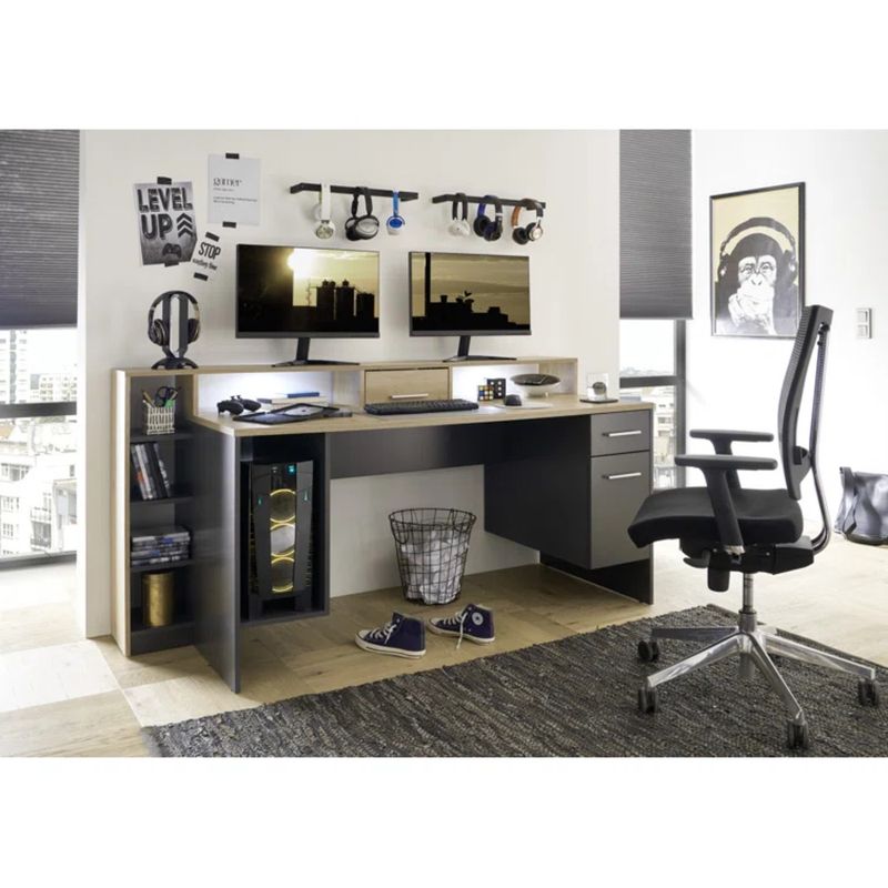GENERICO - Escritorio Moderno Itsuki Gamer RR MUEBLES