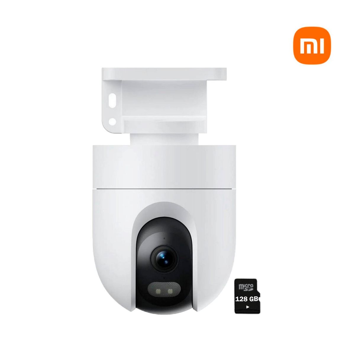 XIAOMI - Cámara Seguridad Xiaomi CW400 2K 4MP Wi-Fi + Micro SD 128GB