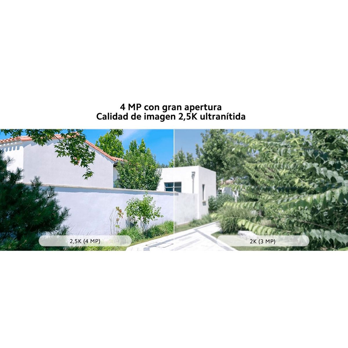 XIAOMI - Cámara Seguridad Xiaomi CW400 2K 4MP Wi-Fi Inteligente Gira 360º