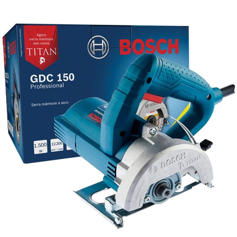 BOSCH - Sierra Marmolera Titan 5" 1500W 12000 rpm GDC 150 Bosch