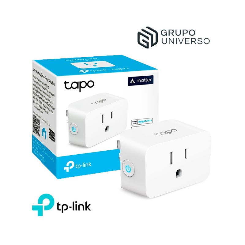 TP LINK - Tomacorriente Smart wifi Tapo P125M Tp-Link Certificación Matter SmartThings