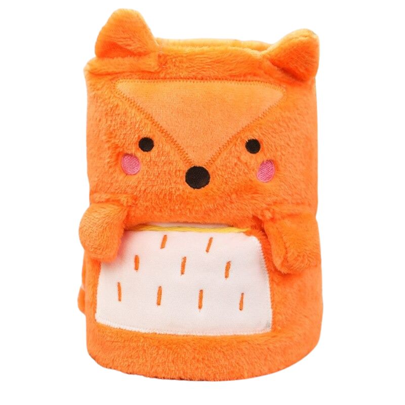 GENERICO - Manta polar para niños diseño Zorro