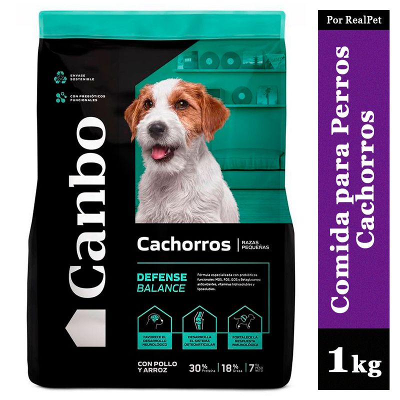 CANBO - Comida para Perro Cachorro Pequeño Canbo Pollo 1 kg