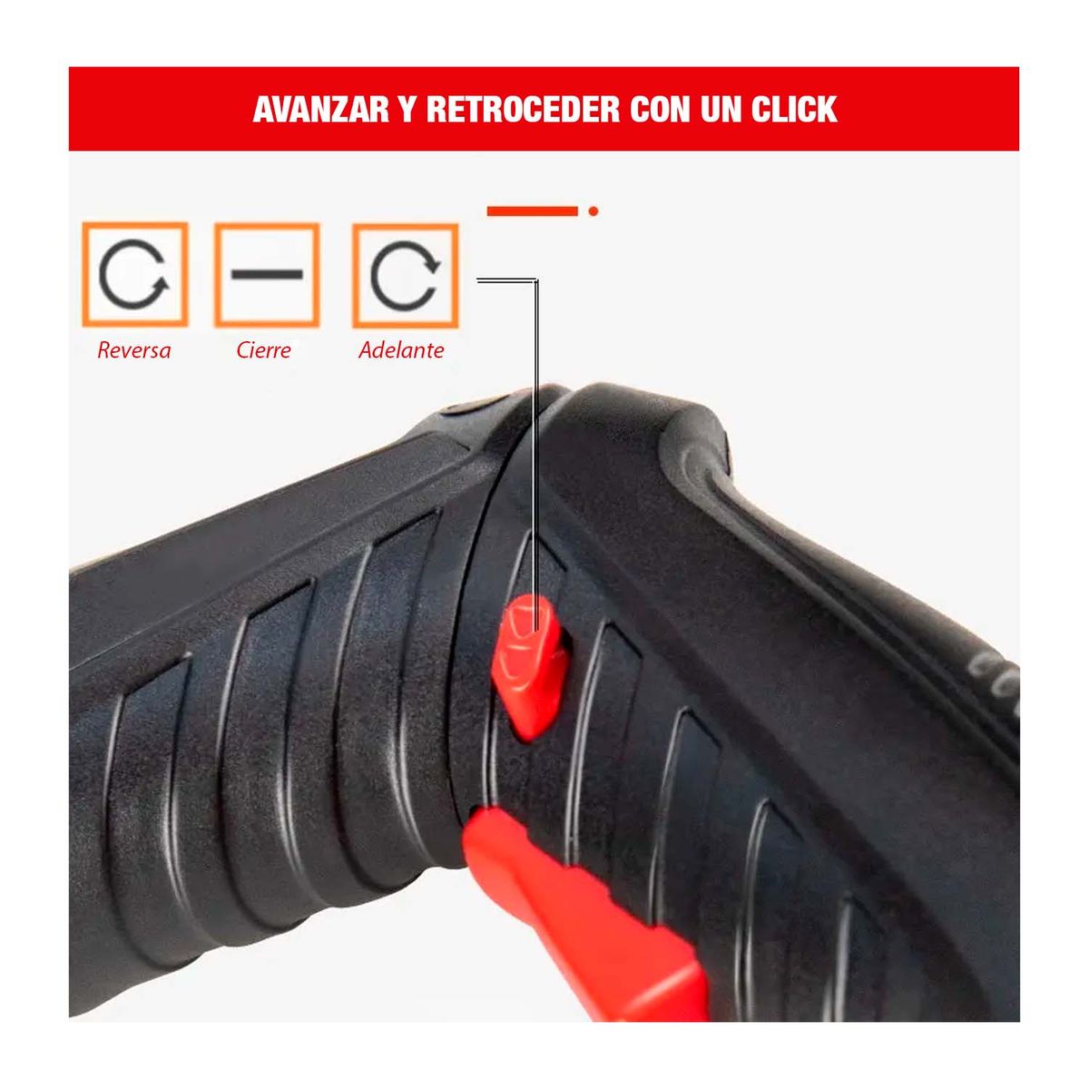 GENERICO - MINI DESTORNILLADOR PORTÁTIL INALÁMBRICO NEGRO CABLE MALETA