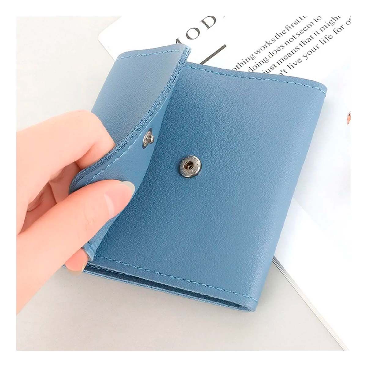 RYBIU IMPORT - Set de Accesorios para Manicure en Celeste Y+Papel de Regalo