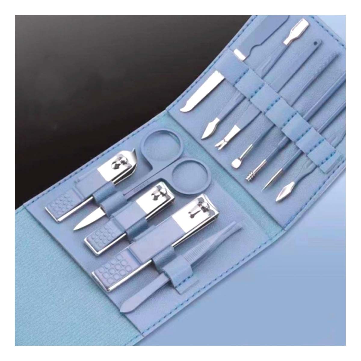 RYBIU IMPORT - Set Funcional para Uñas en Color Celeste Y+Regalo Stickers