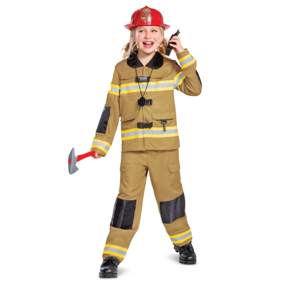 DISGUISE - Disfraz de Bombero con Accesorios Unisex Talla S
