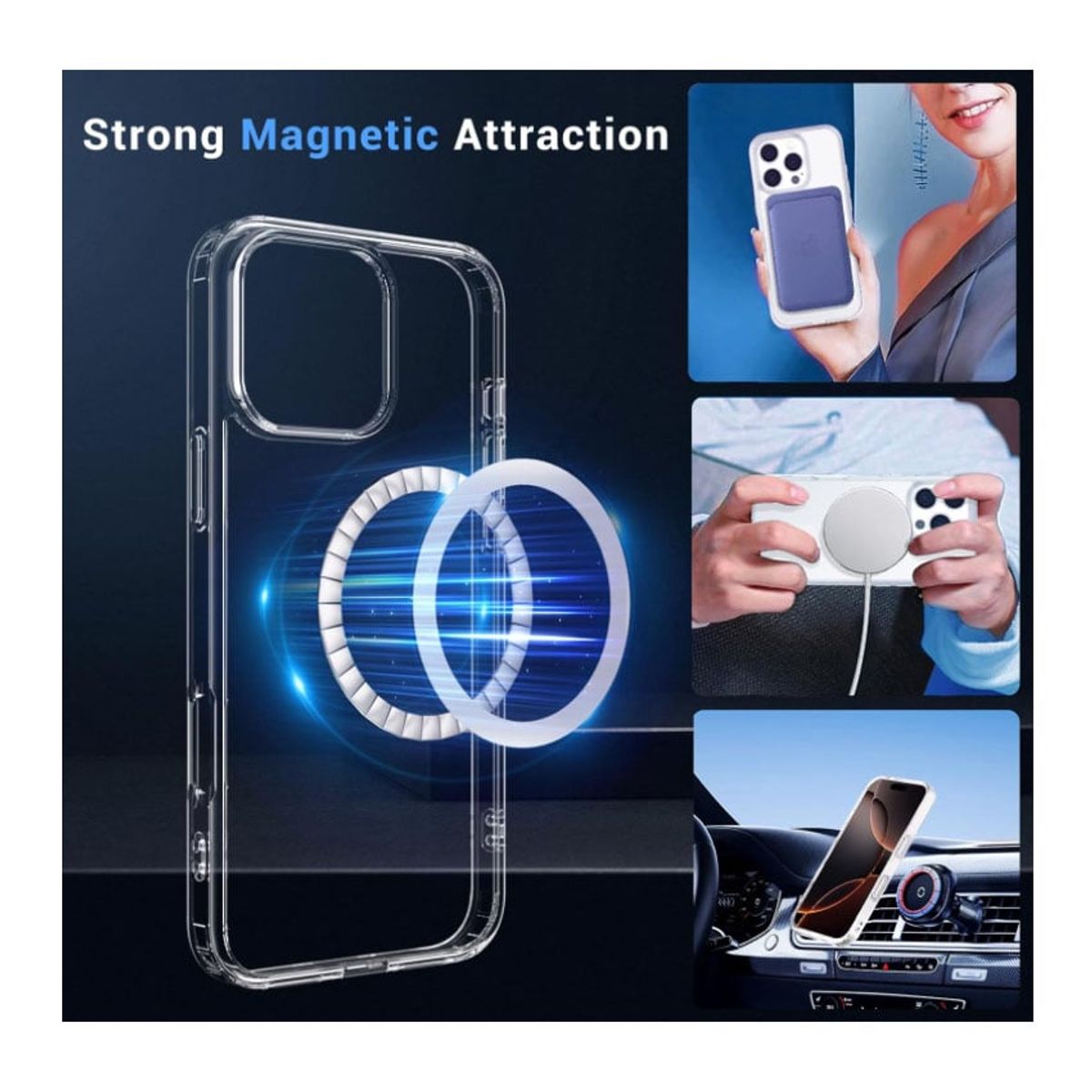 CASE - Case Protector Funda Antishock MagSafe Apple iPhone 16 Pro MAX
