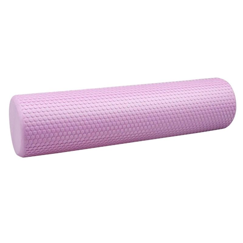 GENERICO - Rodillo Eva Foam Roller Masaje Estimulación 90 cm Lila