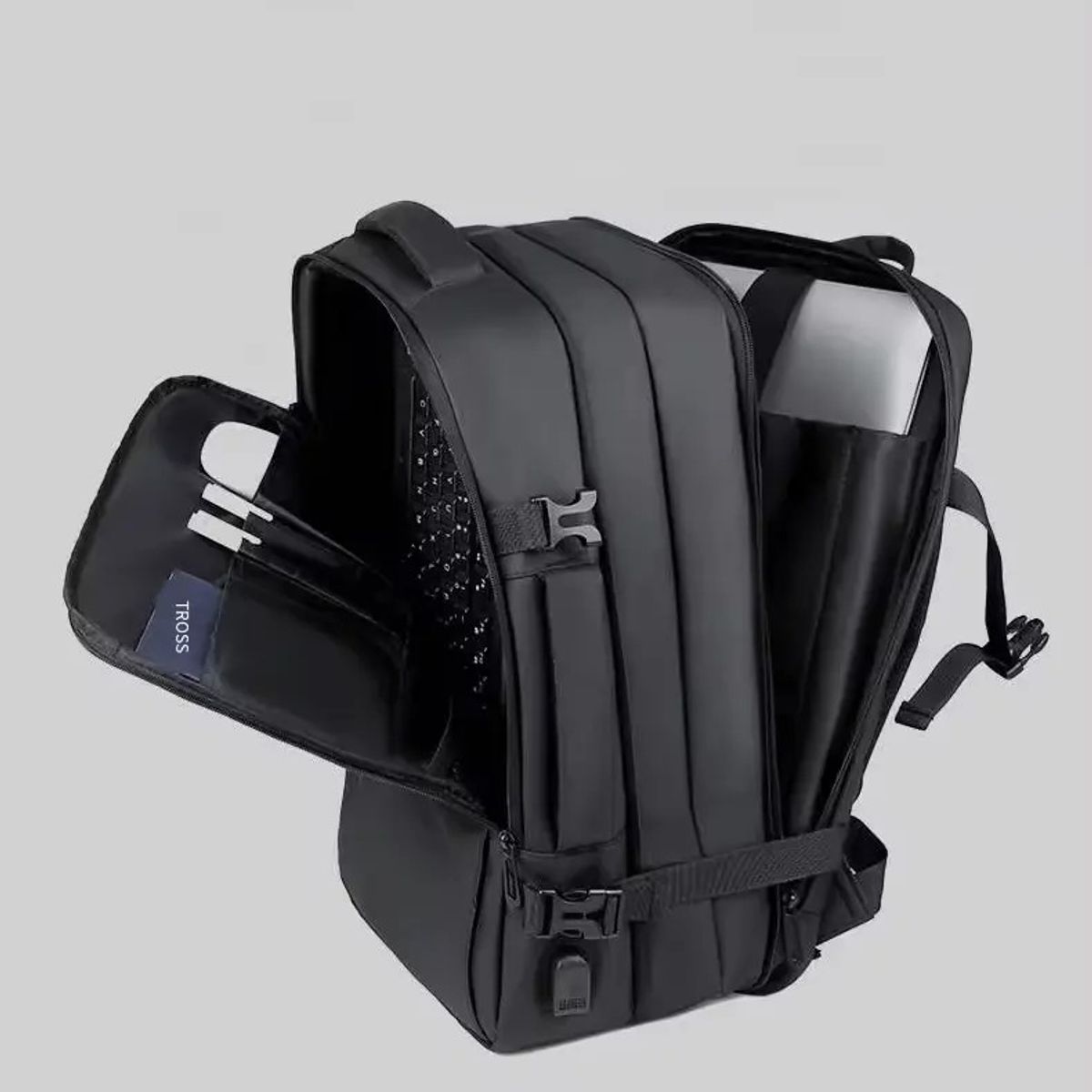 GENERICO - Makeway - Mochila de viaje viral tendencia - Negro