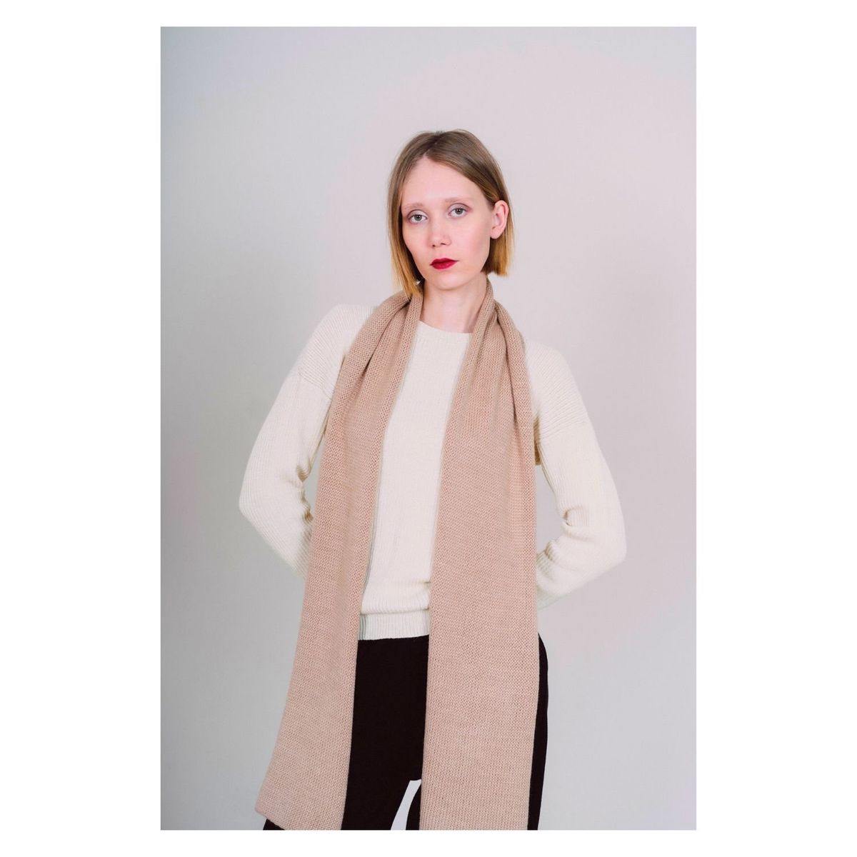 GENERICO - Bufanda Chalina Mayu  - 100% Baby Alpaca_.