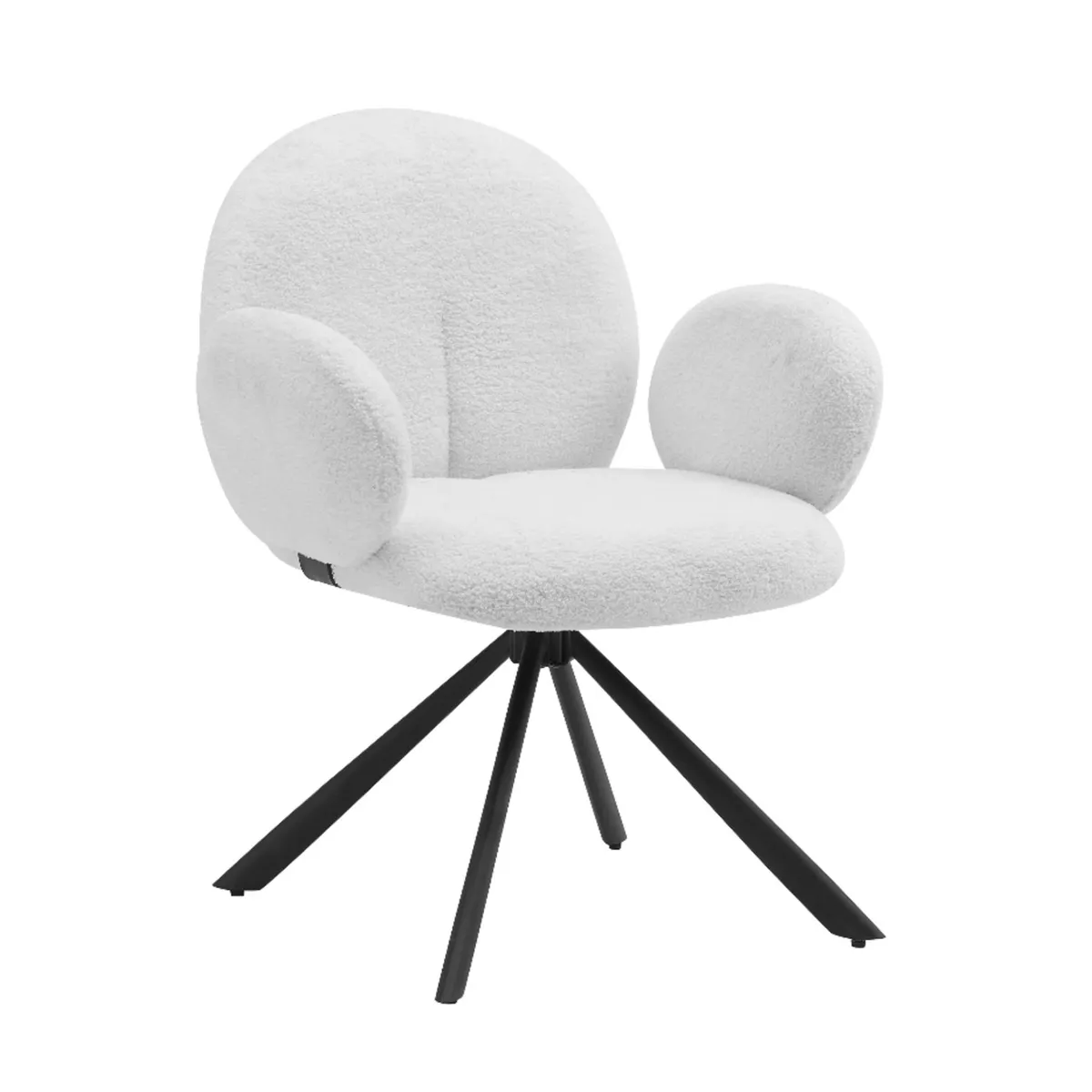 XION - Butaca De Ocio Edén Tapiz De Franela Blanco