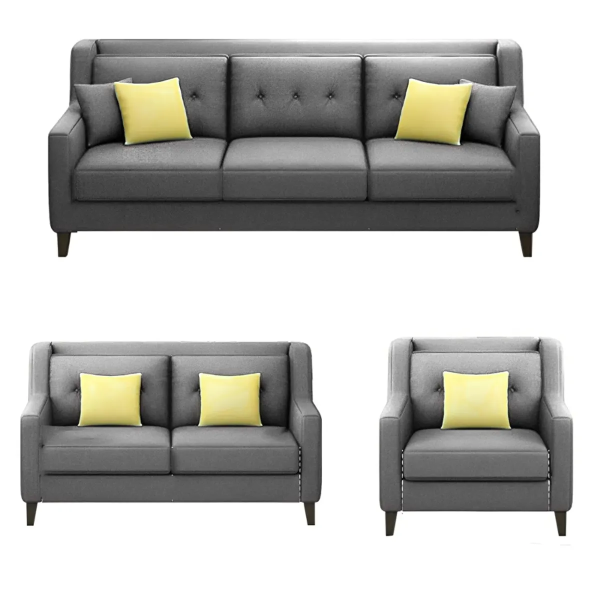 GENERICO - Juego de Sala Barroco 3-2-1